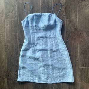 Topshop Shimmery Mini Dress